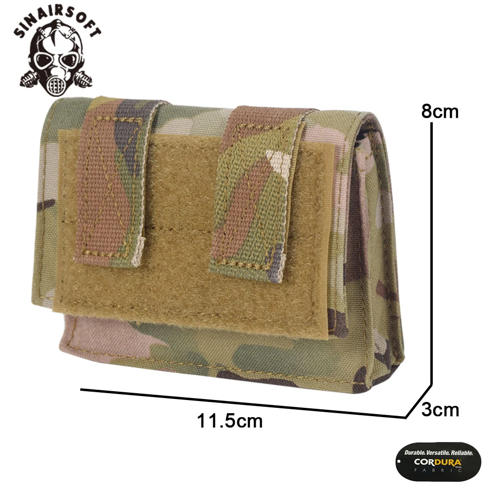 SINAIRSOFT Tactical FAST Helmet Utility Pouch Removable Rear Pouch NVG Counterweight Battery Pouch For Clothing Accessories 2
