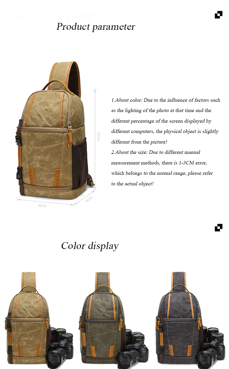 outdoor photography camera bag