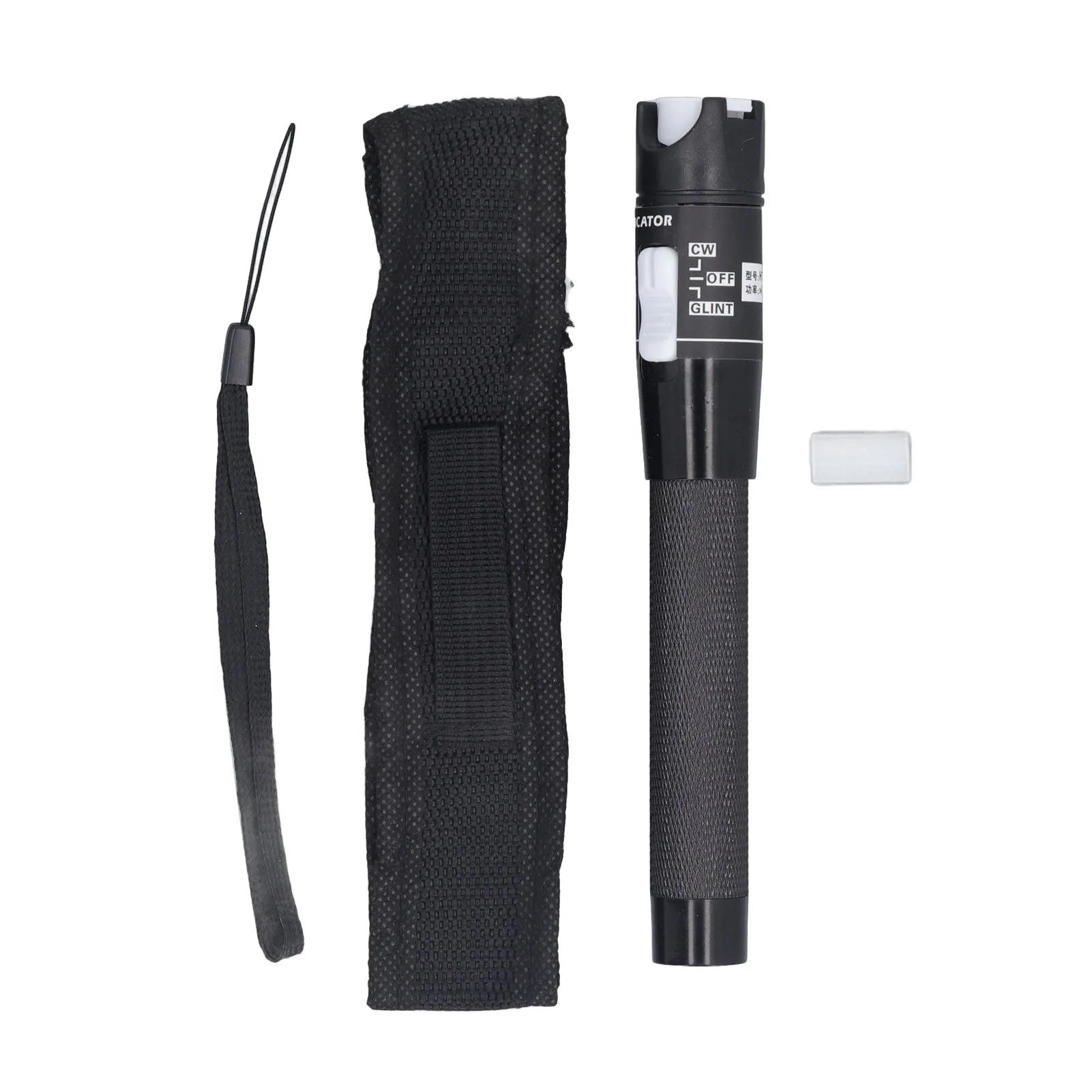 Portable 80MW Fiber Optic Test Pen 80km Visible Fault Detector Non Contact Portable Fiber Tester 2.5mm Universal Connector
