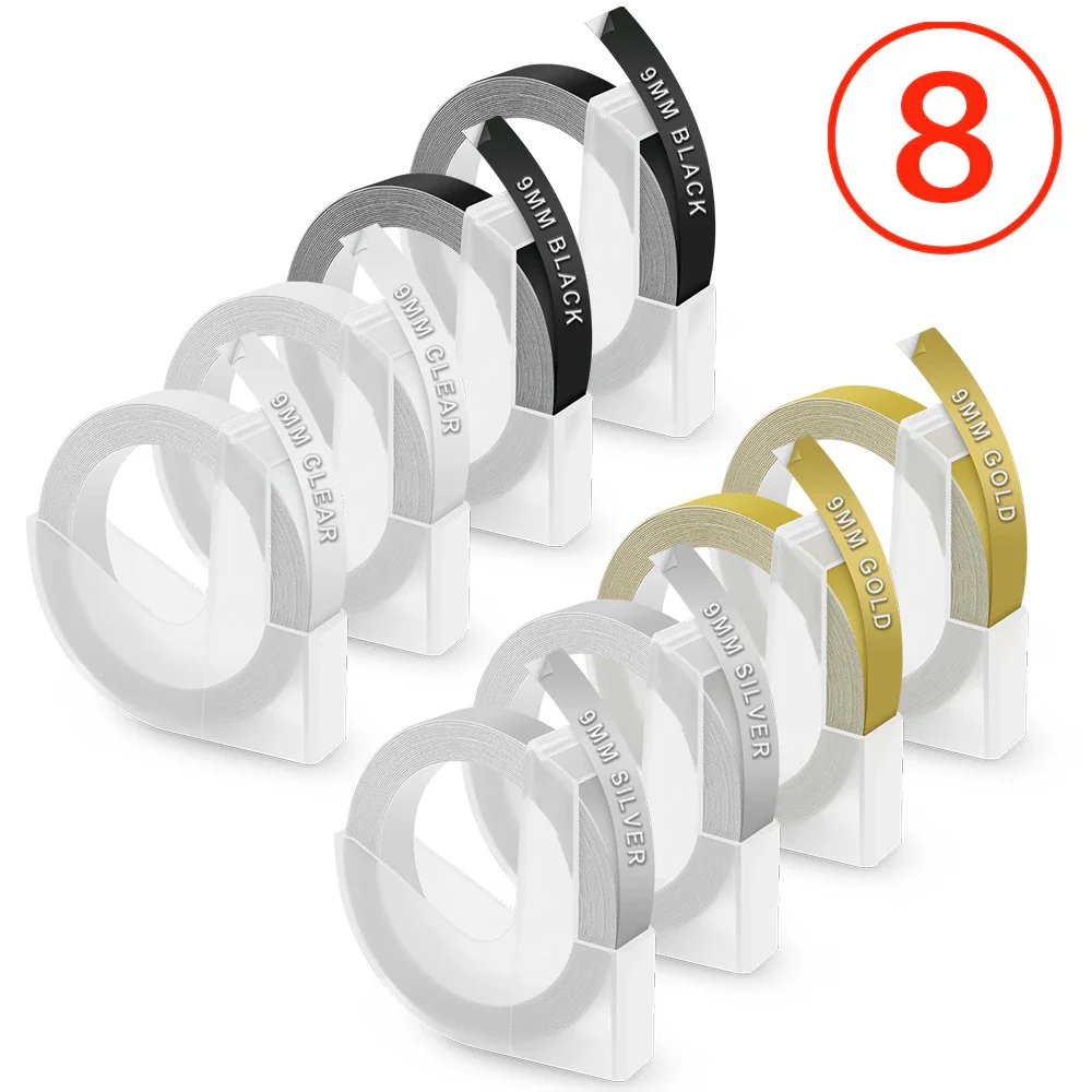 Manual Embossing Label Maker for DIY Self-Adhesive Labels