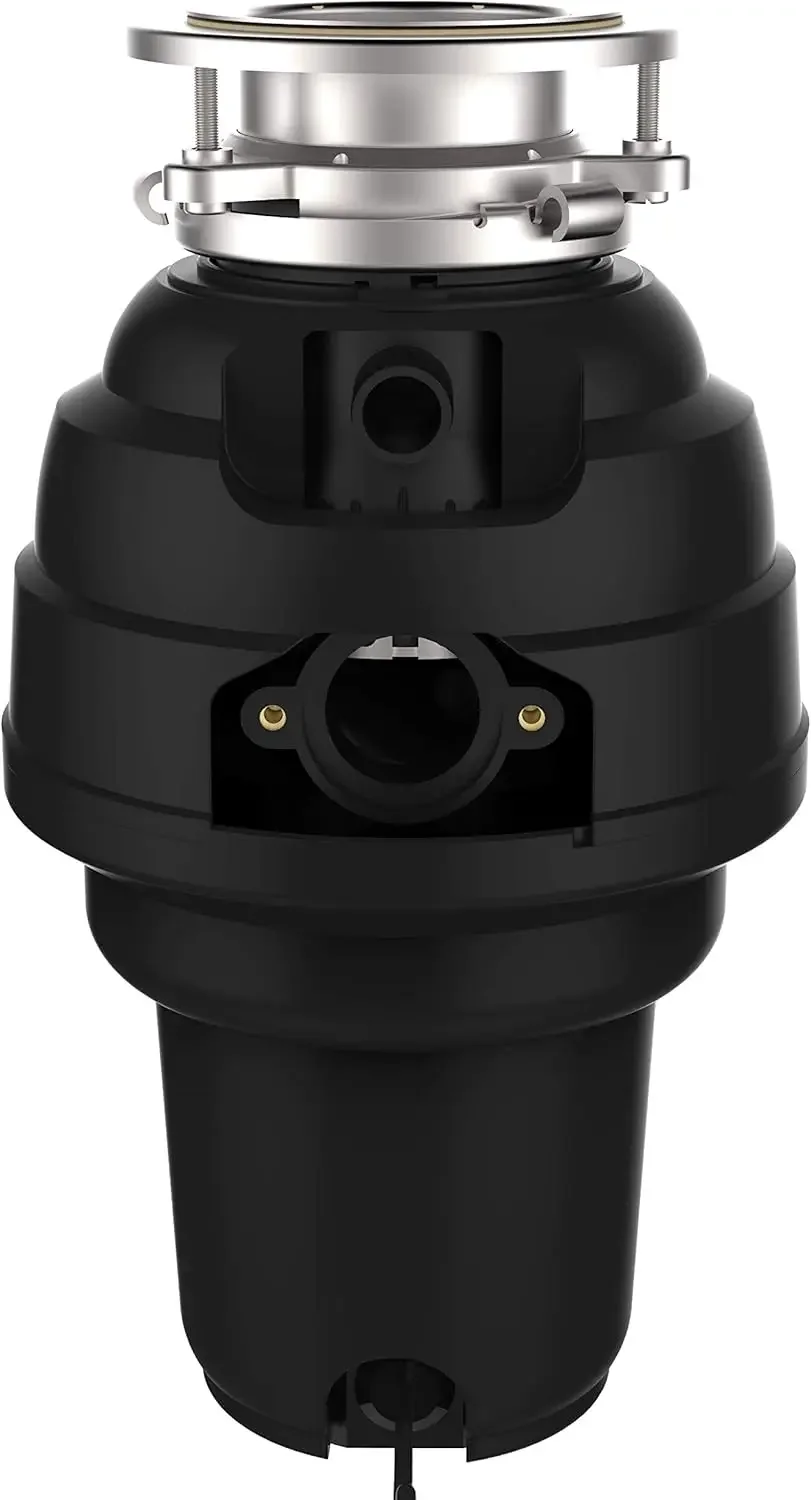 Maid 10-US-WM-658-3B Garbage Disposal Anti-Jam Stainless Steel Food Waste Grinding System, 1-1/4 HP Premium, Black 2