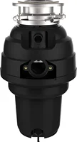 Maid 10-US-WM-658-3B Garbage Disposal Anti-Jam Stainless Steel Food Waste Grinding System, 1-1/4 HP Premium, Black 2