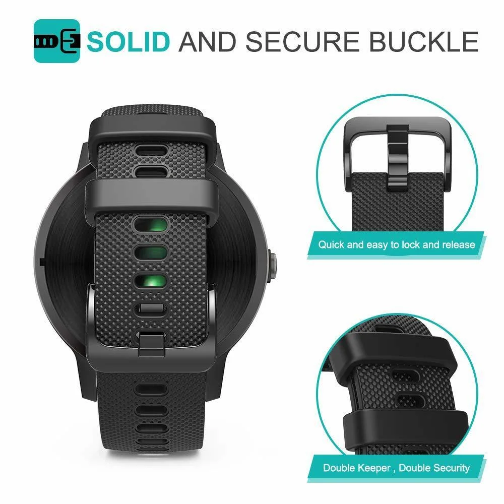 Unisex Silicone Strap Watchband Accessories