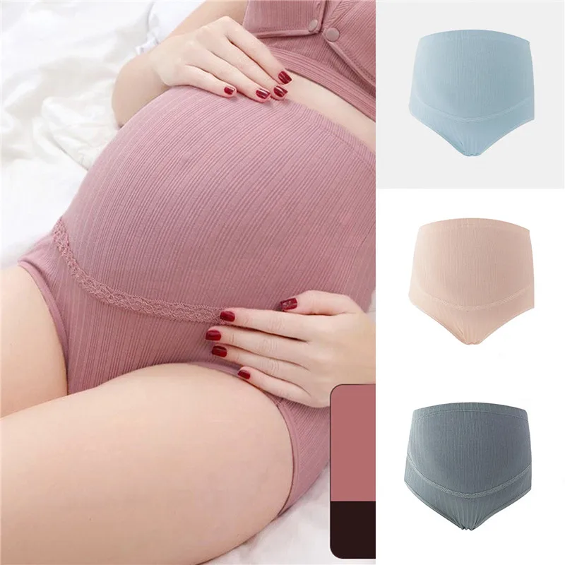 Cotton Maternity Panties High Waist Adjustable Belly Pregnancy Underwear  Clothes For Pregnant Women Pregnancy Briefs Plus Size - AliExpress