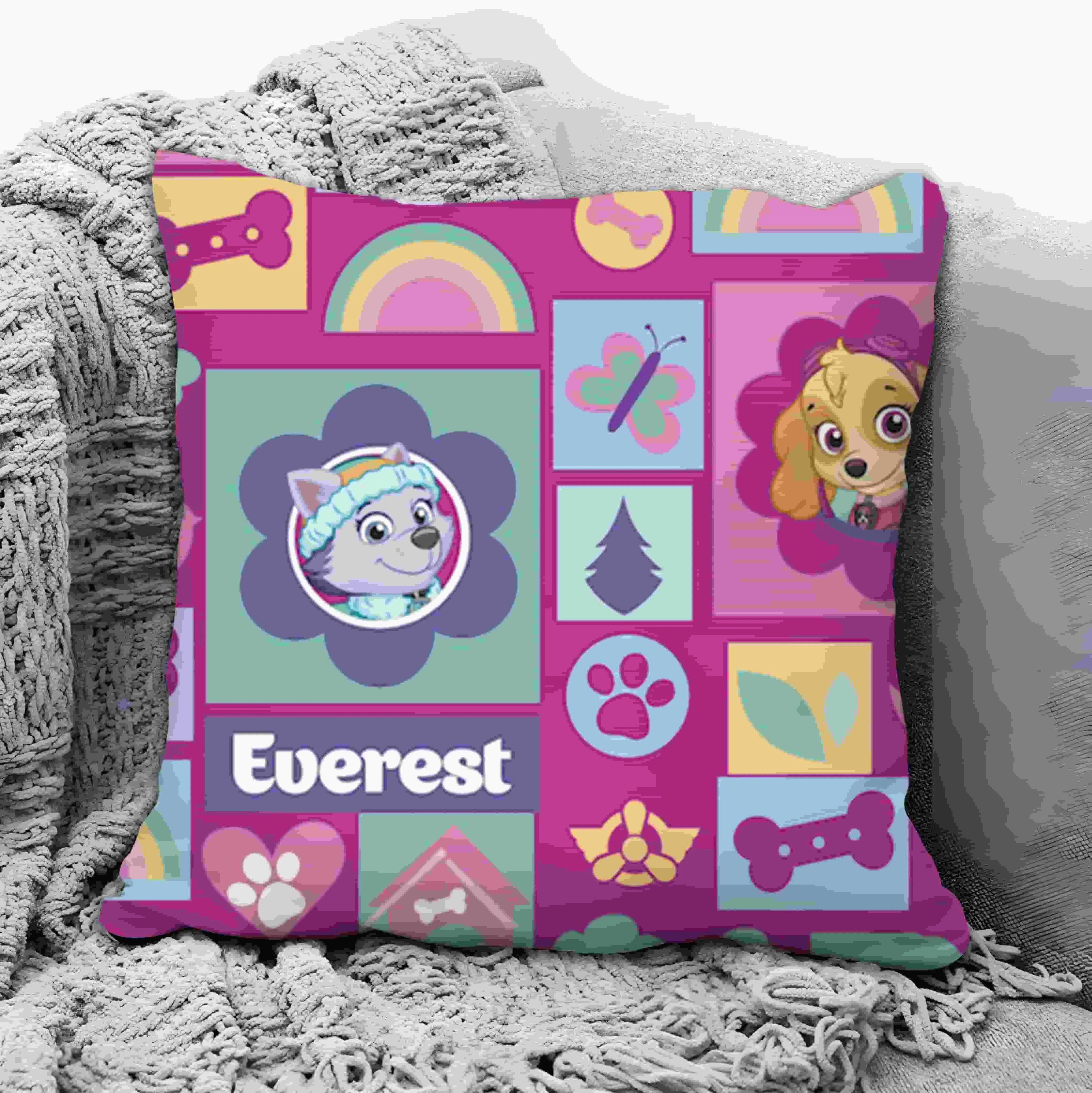 Cartoon Square Pillow Awaii Anime Soft Waist Sofa Cushion Printing Throw Pillow Throw Bedroom Pillows Cute dog
