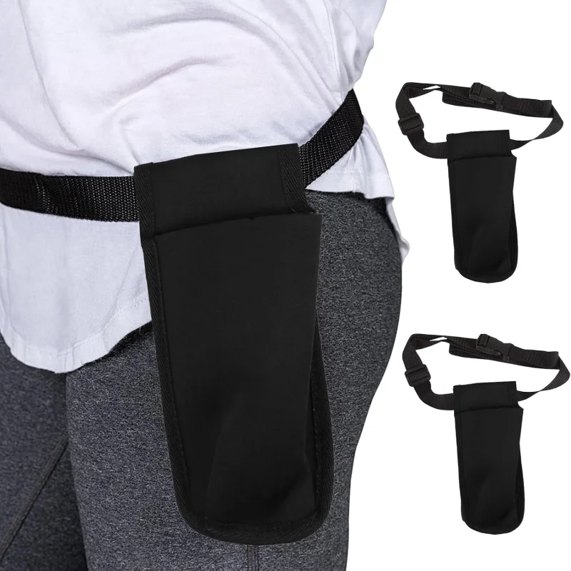 Massage Waist Pouch Single Bottle Massage Bottle Bag Adjustable Belt Professional Lotion Holster for Therapist