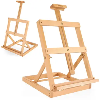 Foldable Artist Easel Stand Wood Solid Beech Portable Collapsible Painting Wooden Easel Painting Drawing Canvas Sketchbook 1