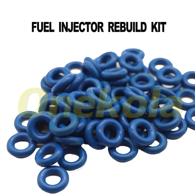 Fuel injector oring seals kit 6*3.5mm rubber orings fuel injector repair kits for VW Audi Bosch 06H906036G 100pieces injector repair kits