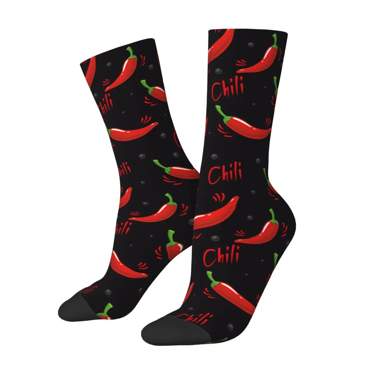 

Autumn Winter Fashion Women Men Retro Chili Socks Vegetables Breathable Sports Socks