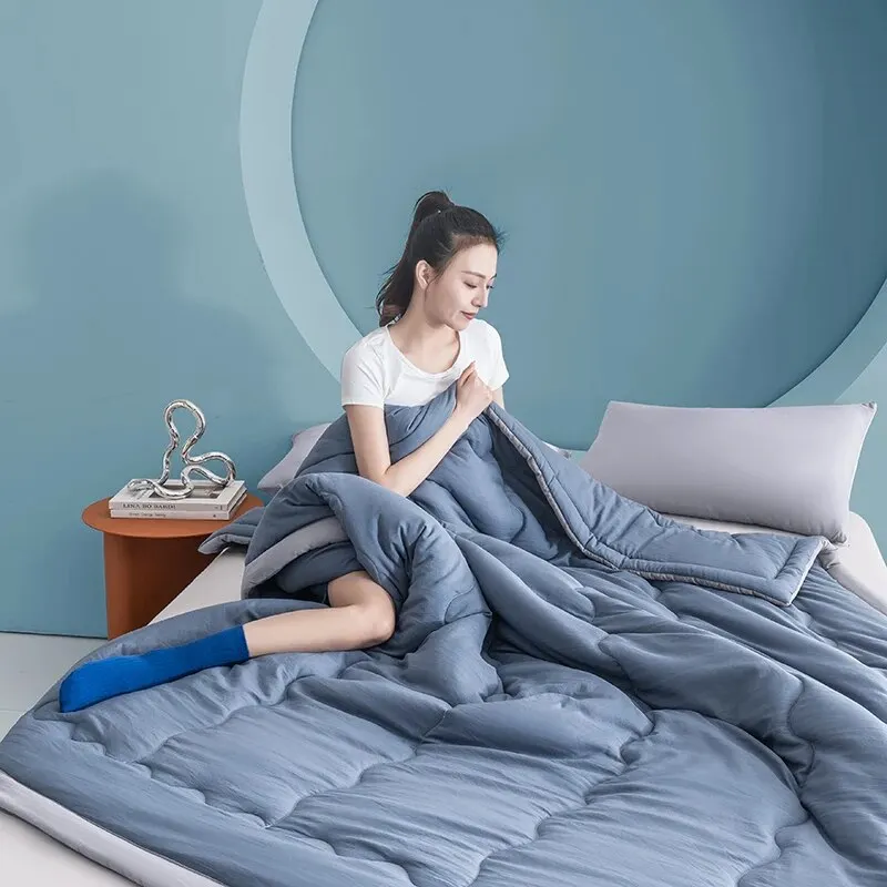Summer Cool Quilt Pure Water Washes Cotton Air Conditioner Machine Washable Quilt Core Dormitory Single Cooling Blanket
