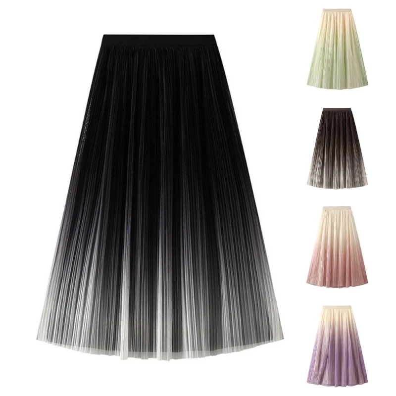 

Fashion Organzas Princess Skirt Party Skirt Elegant Temperament Sweet Dresses Y1QD