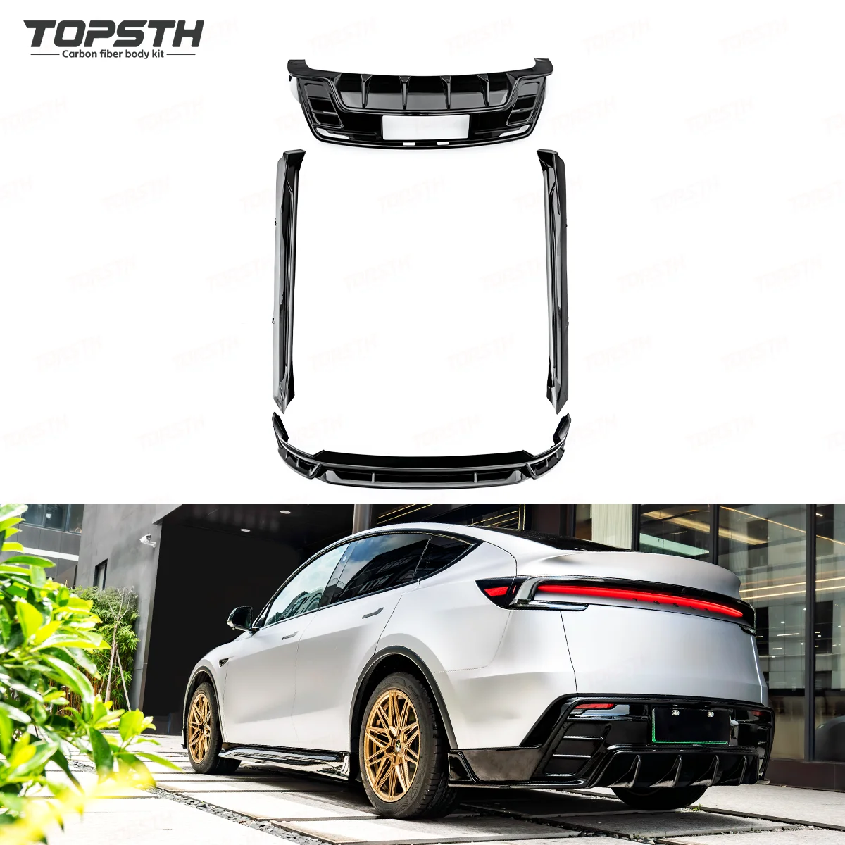 テスラ モデルY ジュニパー 2025+ スポーツ フロントリップ サイド