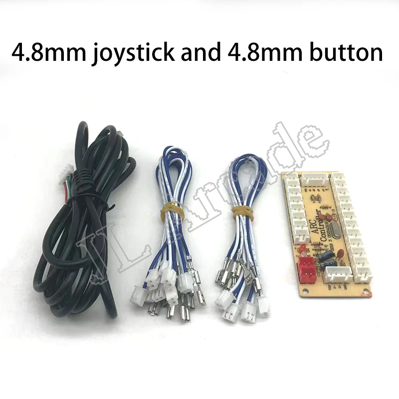 Arcade USB Encoder with Zero-Delay Joystick and 2.8mm Buttons