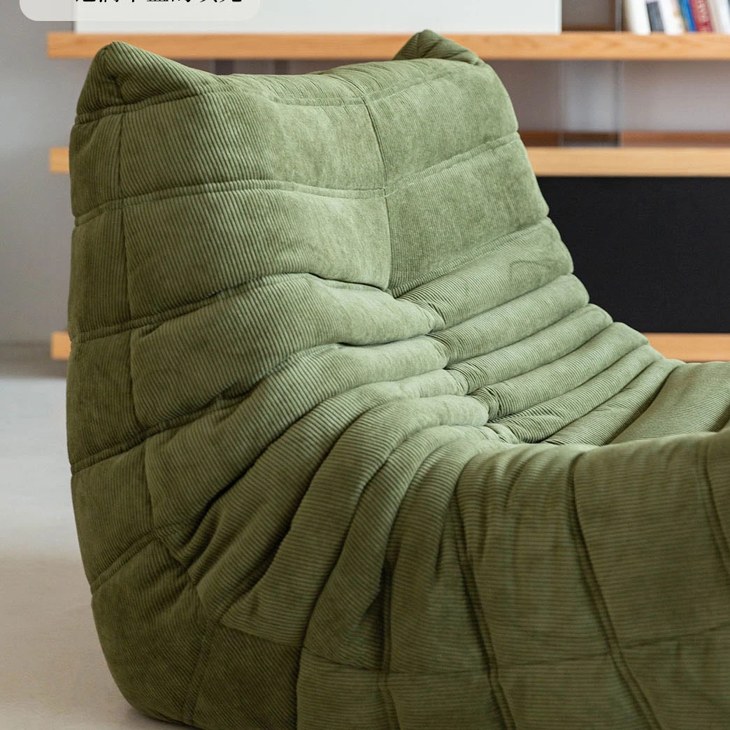 Bean Bag Chair Bean Bag Sofa for Adults Comfortable Couch Corduroy Single Sofa Soft Comfy Floor Chairs for Living Room Bedroom 2