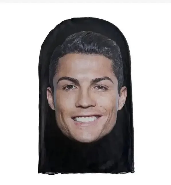 Nueva máscara facial completa de malla elástica con estampado 3D divertido para hombres y mujeres, pasamontañas de moda de hip hop, gorro de cosplay
