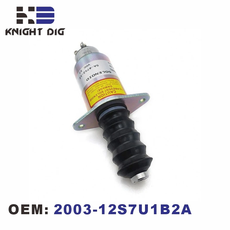 

12V Fuel Shut Off Solenoid SA-4752-12 2003-12S7U1B2A with 3 Terminals