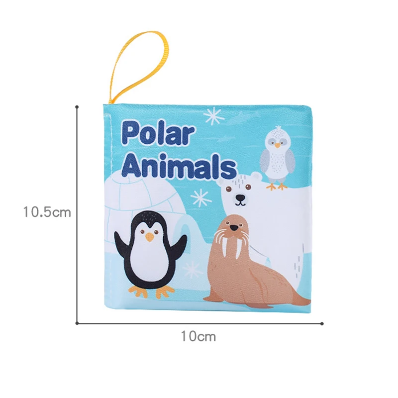 Baby Soft Cloth Book Enlightenment Early Educational Toys Newborns 0-12 Months Cloth Books Cognitive Animal Numbers Sensory Toys 6