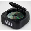 Digital Dual-Alarm Clock with CD Player, FM Radio, USB Charging, Battery Backup for Bedroom and Office Use