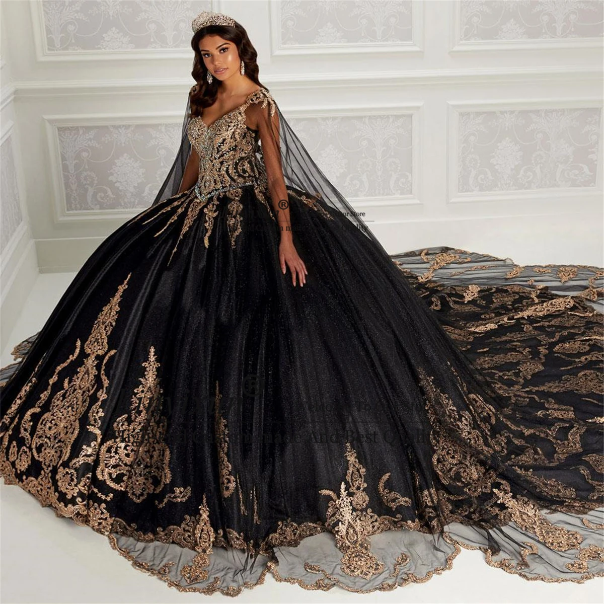 sweet 15 black dresses