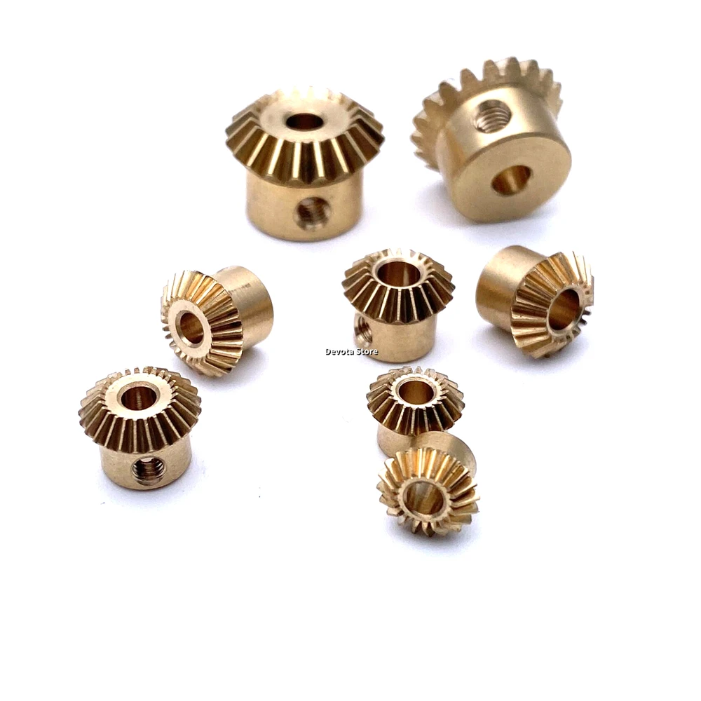 1:1 Precision MINI Bevel Gear 0.3/0.4/0.5/0.8/1M 90-Degree Transmission Brass Model Static Change Accessories motor gear transmission gear electric bike gear cassette deck tape gear electric chain saw gear