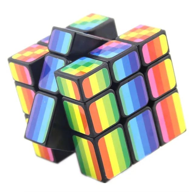 Fanxin Idea Rainbow Mirror 3x3x3 Magic Cube Special Shaped 3x3 Fun Educational Puzzle Cubo Magico Toys Gifts For Childen Kids 5