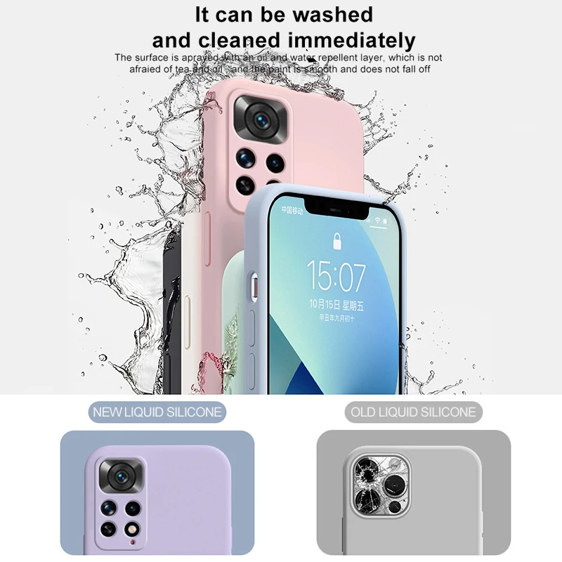 Premium Liquid Silicone Soft Matte Shockproof Phone Case - Candy Bumper Cover