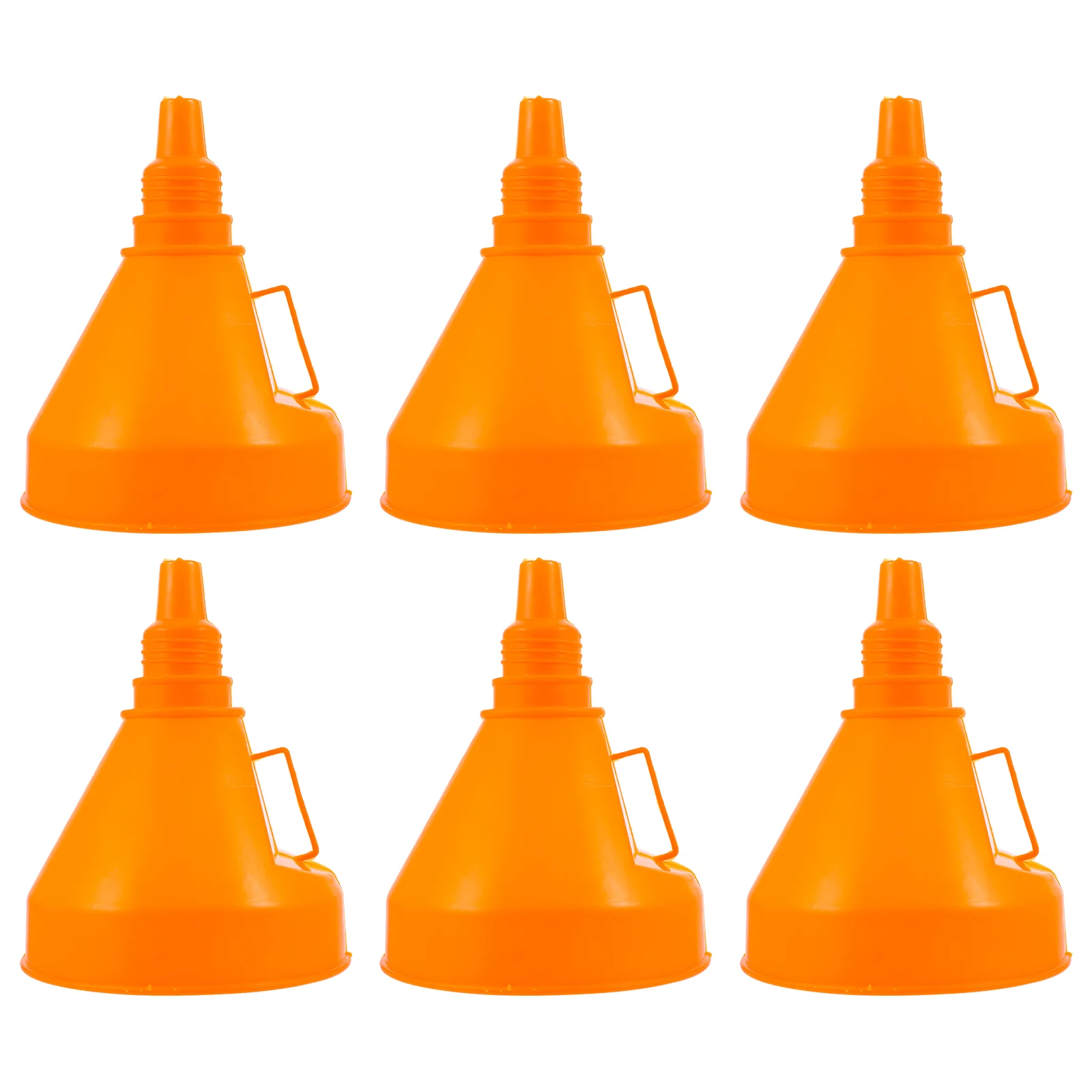 

6pcs Durable Spout Extension Car Funnel Plastic Motorcycle Filling Funnel
