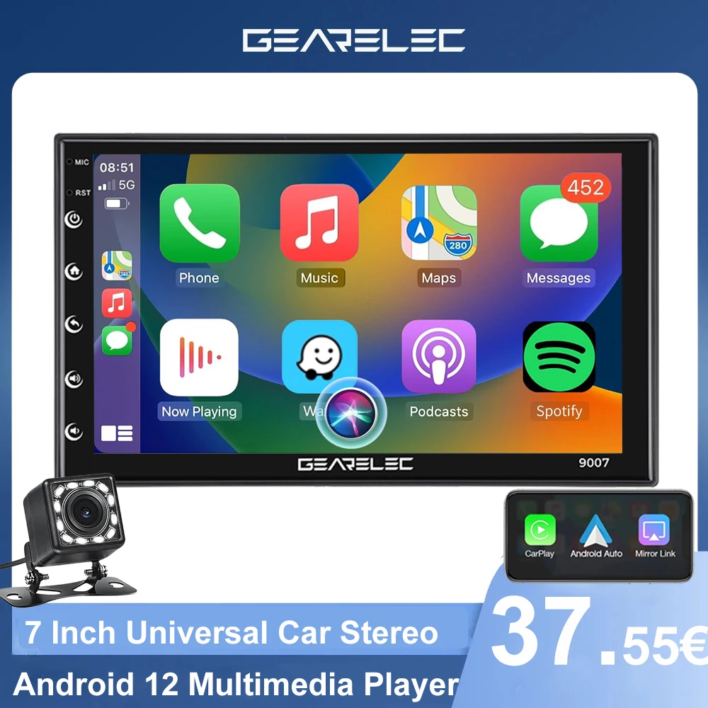 Universal Radio-Blende 9 Auf 7 Zoll - Adapterrahmen Für Autoradio Einbau & Dashboard Montage