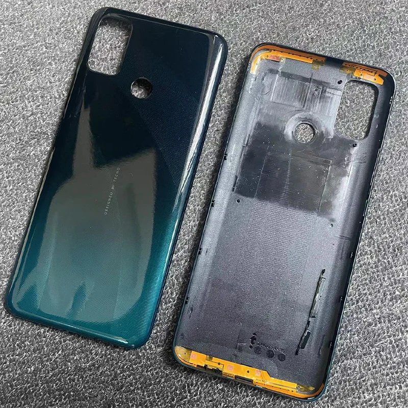 Tecno Spark 5 에어백 배터리 커버, 후면 유리 패널, 후면 문짝 하우징 케이스, 교체 부품, KD6a, 7.0 인치, 신제품