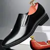 Leather Busin oes Men's Slip-On Casual Office oes Breathable Spring Autumn Seasonal High Quali Pig Skin Leather