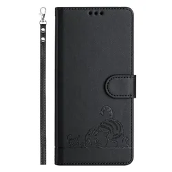 3D Cat Magnetic Anti - Theft Phone Case Cover - Pixel 5 XL (F)