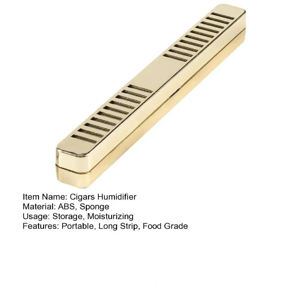 16.1cm Cigars Humidifier Sponge Filling Long Strip Plastic Box Moisturizing Portable Cigars Humidor Humidifier Strip Box Home