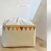 Thickened Fabric Can Be Tied Quilt Clothes Storage Basket Moving Quilt Dust Bag Dormitory Household Large Storage Bucket 3