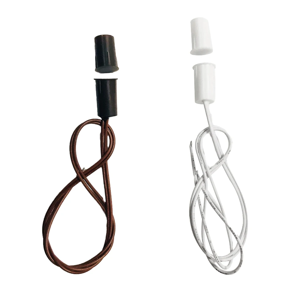 Rc-33 Magnetic Reed Switch Nc Sensore Di Contatto Con Porta A Finestra Cablata Da Incasso Per La Sicurezza Domestica E Sistemi Di Allarme Antifurto