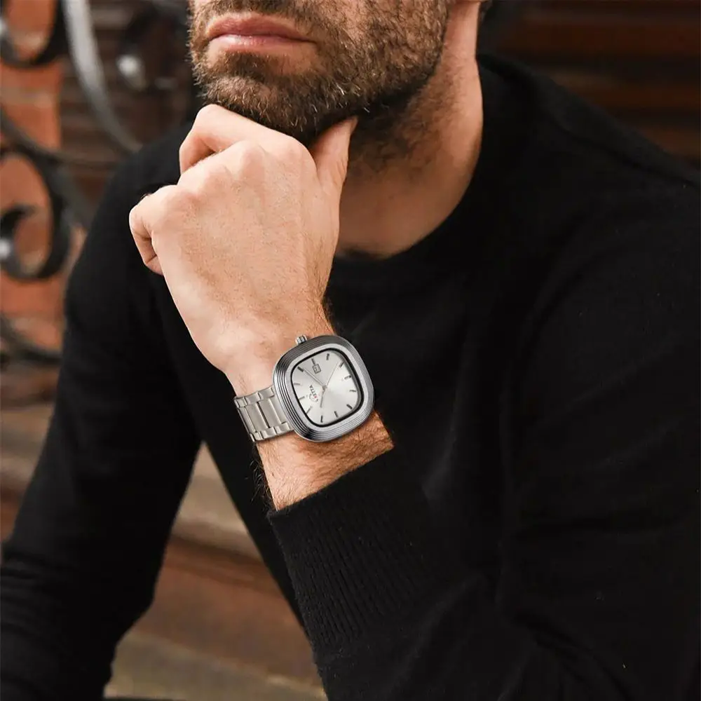 KETTA موضة جديدة ساعات ترفيهية للرجل مضيئة التقويم...