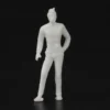 1:50 White Figures Architectural Model Human Scale HO Model Plastic Peoples,10 Pieces 5
