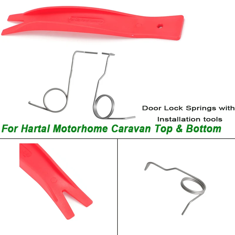 Hartel Inner Lock Spring L/R Door Lock Spring Replacement For Hartal Motorhome Caravan Top ...