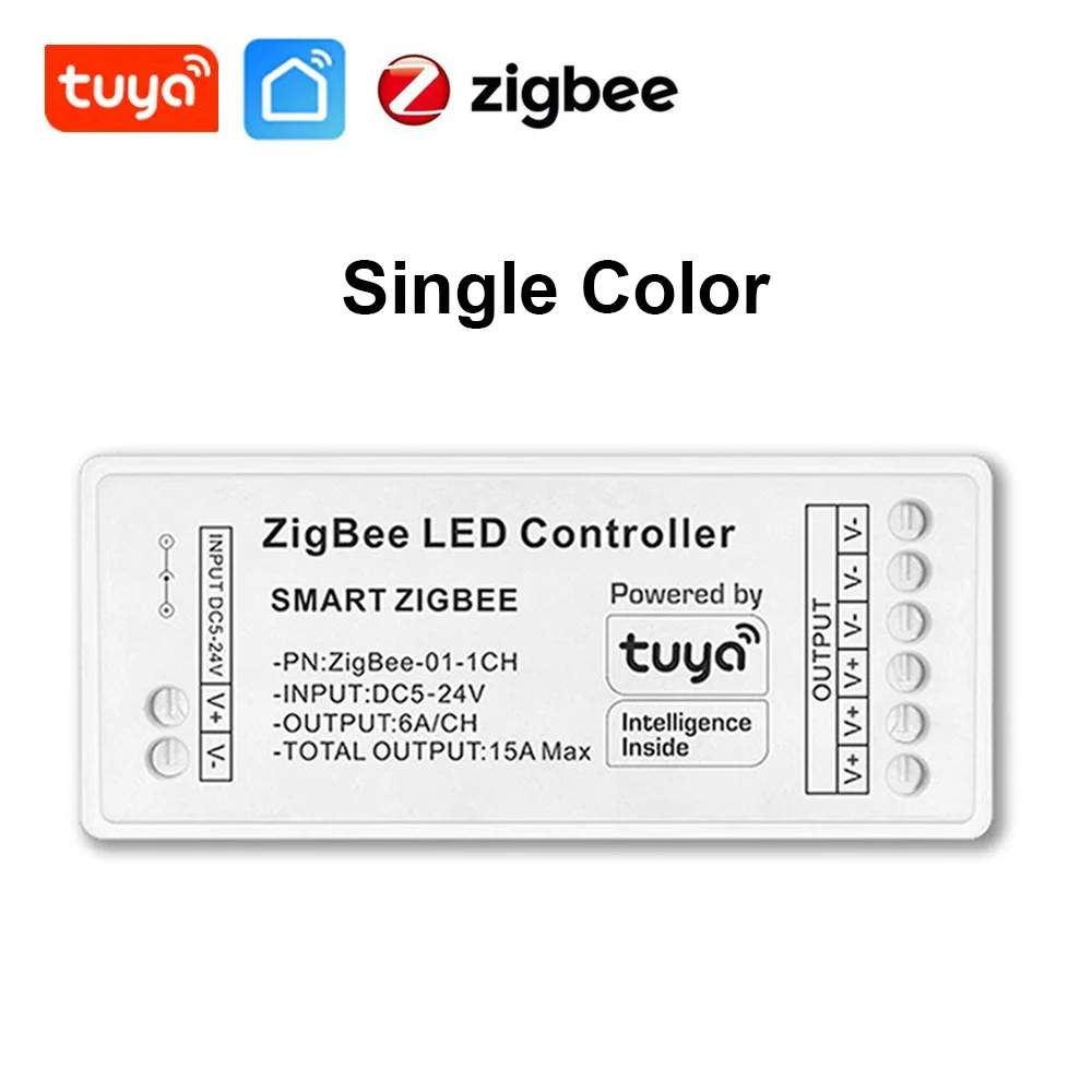 ตัวเลือกสินค้า Zigbee 3.0 คอนโทรลเลอร์ไฟ LED Strip สวิตช์ปรับแสง