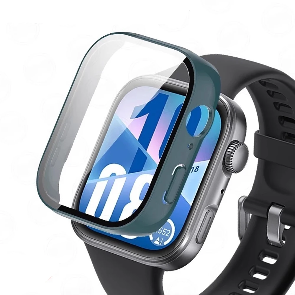 Premium Tempered Glass Bumper Cover for Smartwatch with Screen Protection