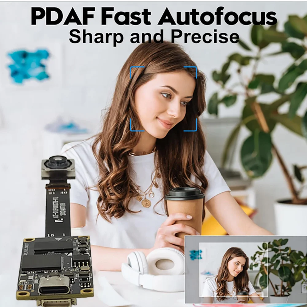 Modulo Fotocamera HD FPC/USB 50MP con Sensore CMOS IMX766 da 1/1.56 Pollici, 8160 x 6120 con Autofocus PDAF AF 82 ° 84 ° Conforme agli standard UVC, Plug and Play - Image 6