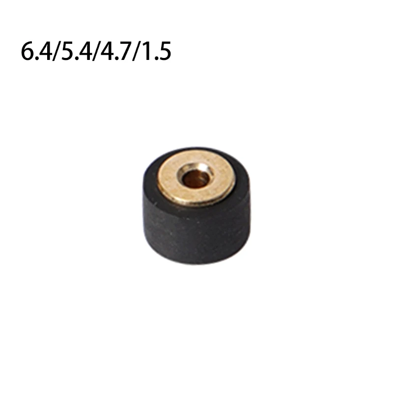 10 Poleas De Goma Para Grabadora De Cassette - Diámetro 10 Mm, Para Reparación De Equipos De Música Y Grabación