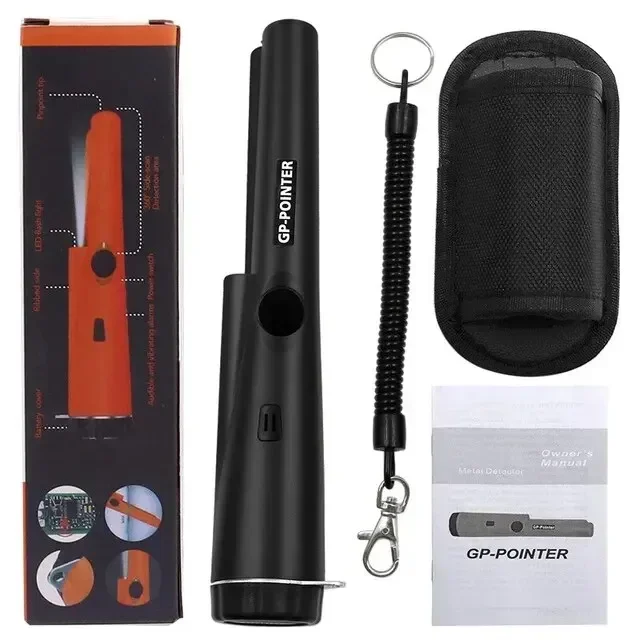 Handheld Metal Detector GP Pointer Precise Waterproof Positioning Treasure Hunt Locator Pole Detection with Bracelet LED Light