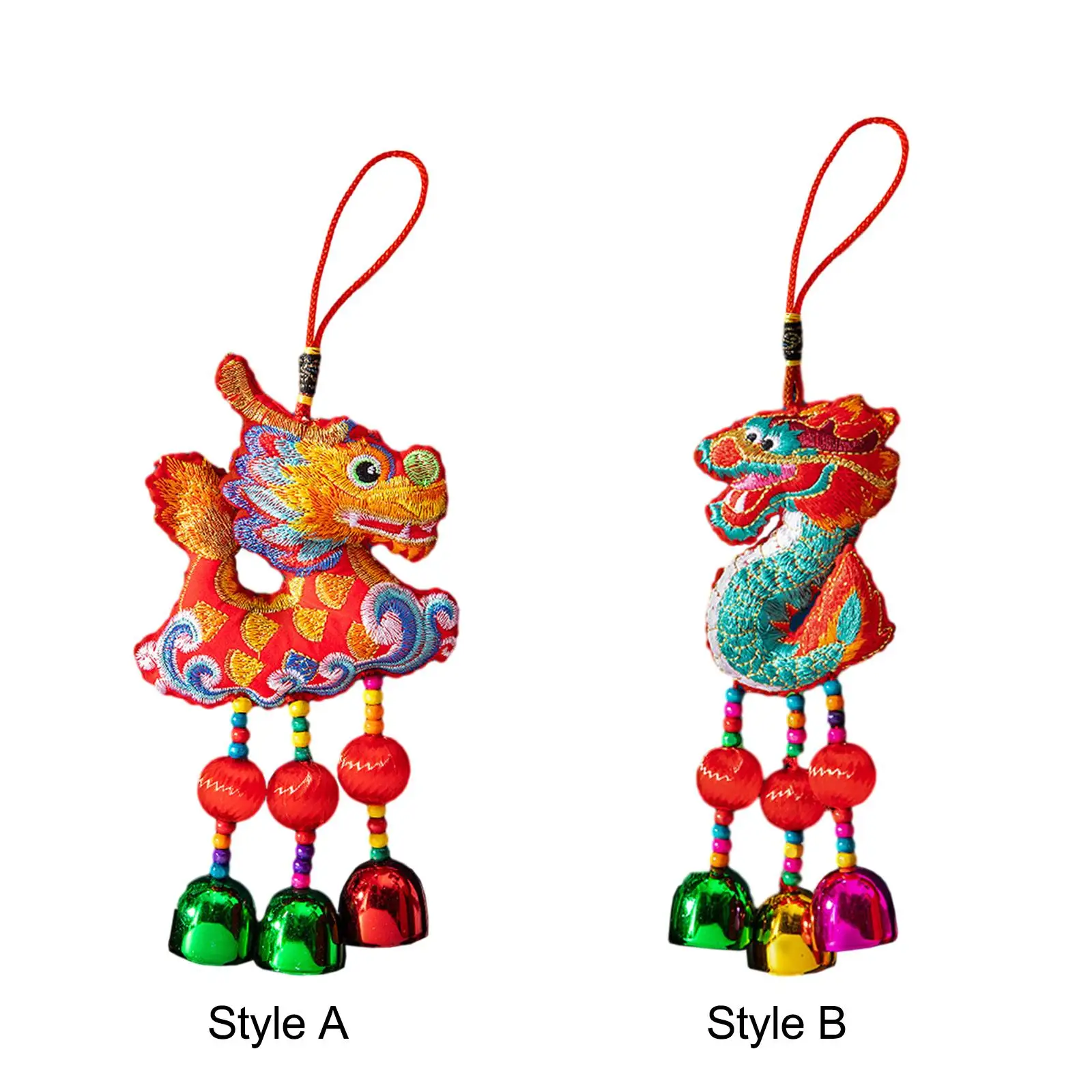 Festive Blessing Wind Chime Pendant Photo Props 2024 Dragon New Year Decoration for Living Room Entryway Home Bedroom Holidays Festive Blessing Wind Chime Pendant Photo Props 2024 Dragon New Year Decoration for Living Room Entryway Home Bedroom Holidays
