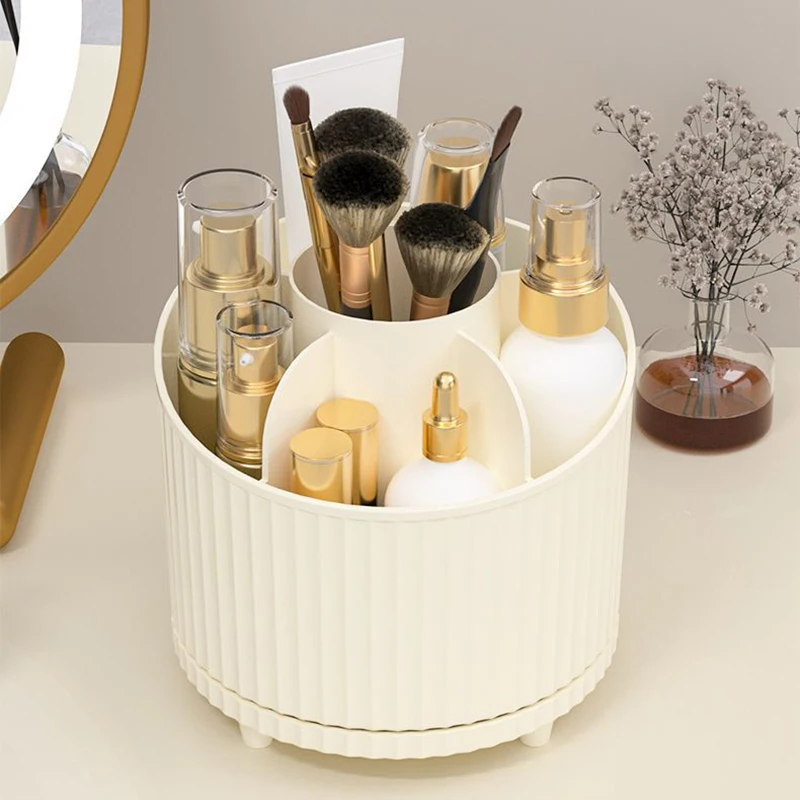 PP Rotating Cosmetic Storage Box for Dressing Table