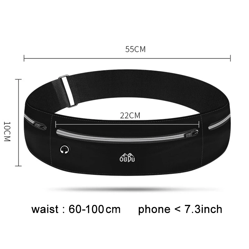 Waist Bag for Mobile Phone Women Belt Bag Running Bag Men Sport Fanny Pack Cell Phone Waterproof Jogging Gym Bag 3