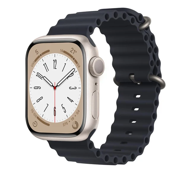 29284-9812fd.jpg Bracelet de montre connectée en silicone bleu