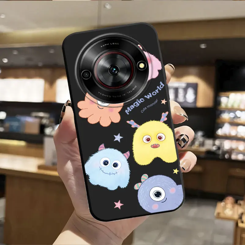 Fashion Cartoon Soft Silicone Bumper Shockproof Phone Case