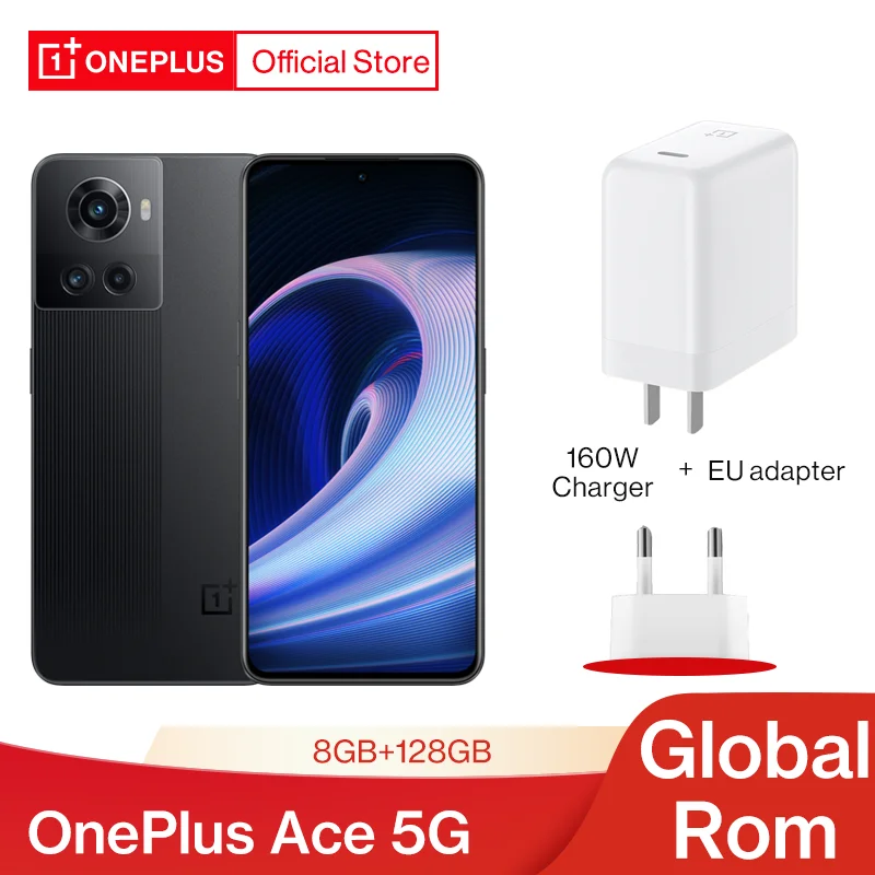 Смартфон OnePlus Ace телефон с глобальной прошивкой стандартом MTK Dimensity 8100