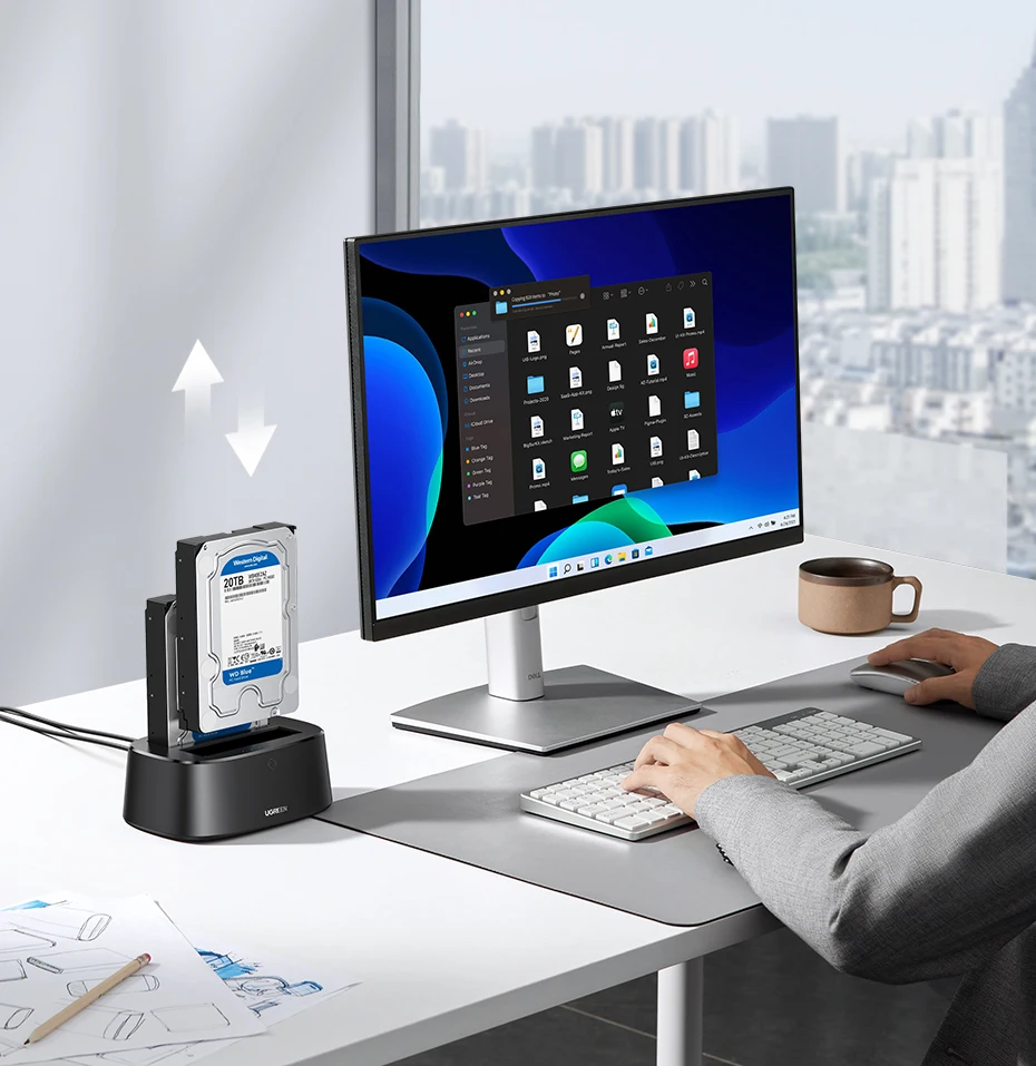 disco ssd caixa hdd doca disco rígido gabinete docking station