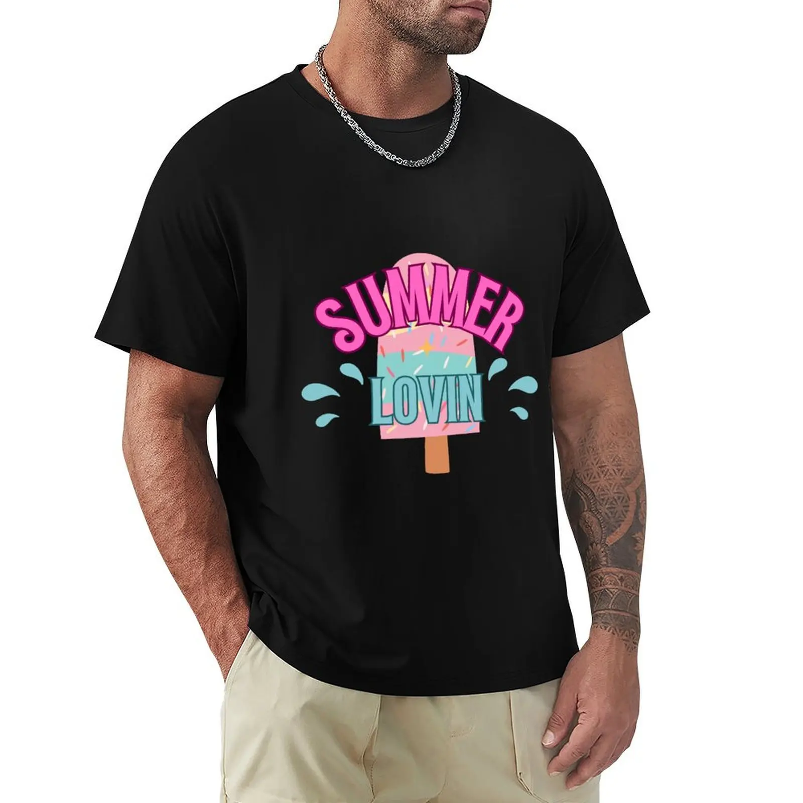 

SUMMER LOVIN T-Shirt tops blanks summer clothes T-shirts for men cotton